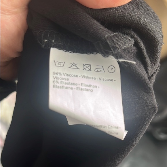 Yest Black Fringe Asymetrical Tank - Picture 6 of 6